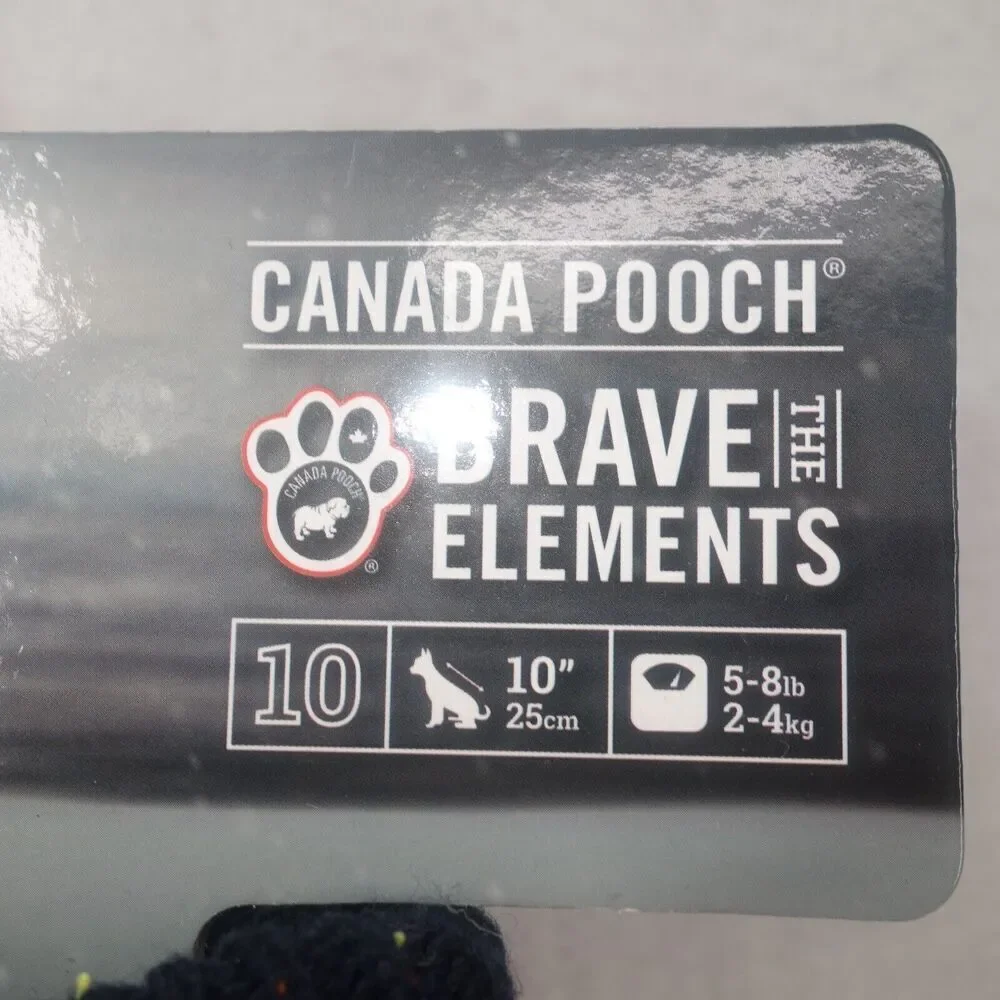 NEW Canada Pooch Brave the Elements Cambridge Cableknit Sweater Blue 10